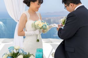 Sun  Zhang Wedding By Santorini8 Weddings9 Dragons Group 4